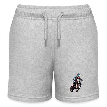 Motard / Motard / Motard / Deux-roues / Cross - Short de jogging enfant bio Stanley/Stella - gris chiné - Devant