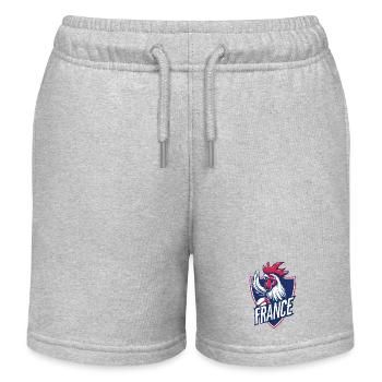 Stolz darauf, Rugby zu sein - Kinder Organic Joggingshorts Mini Bolter von Stanley/Stella - Grau meliert - Vorne