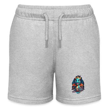 sourire draconique 5 - Short de jogging enfant bio Stanley/Stella - gris chiné - Devant