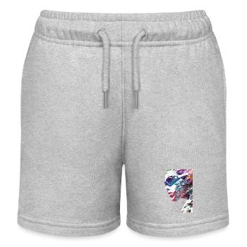 Sport de natation #swimmer #sport - Short de jogging enfant bio Stanley/Stella - gris chiné - Devant