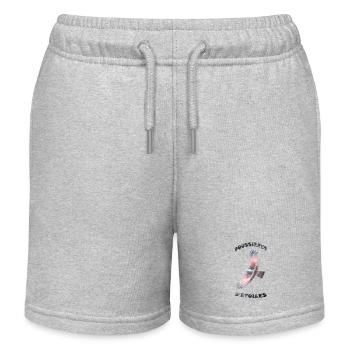 Adler-Sternenstaub - Kinder Organic Joggingshorts Mini Bolter von Stanley/Stella - Grau meliert - Vorne