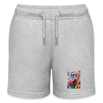 Plongée sous-marine sport #diver - Short de jogging enfant bio Stanley/Stella - gris chiné - Devant
