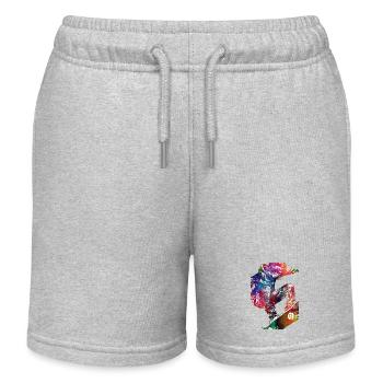 Skateboard #skate #skateboard #sport - Kinder Organic Joggingshorts Mini Bolter von Stanley/Stella - Grau meliert - Vorne