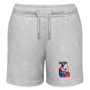 Golfspieler Sport #golf #sport - Kinder Organic Joggingshorts Mini Bolter von Stanley/Stella - Grau meliert - Vorne