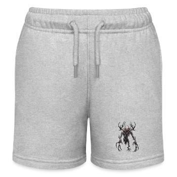 Wendigo / Evil Spirit / Possessive / Horror - Kids Organic Sweat Shorts by Stanley/Stella - heather grey - Front