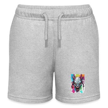 Wendigo / Evil Spirit / Possessive / Horror - Kids Organic Sweat Shorts by Stanley/Stella - heather grey - Front