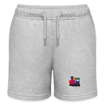 Kleine Eisenbahn Tuf Tuf - Kinder Organic Joggingshorts Mini Bolter von Stanley/Stella - Grau meliert - Vorne