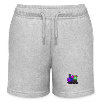 Kleine Eisenbahn Tuf Tuf - Kinder Organic Joggingshorts Mini Bolter von Stanley/Stella - Grau meliert - Vorne