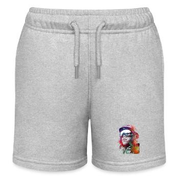 Alpiniste sport art #sport - Short de jogging enfant bio Stanley/Stella - gris chiné - Devant