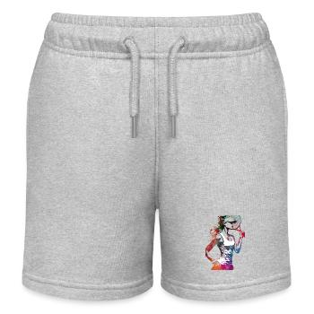 Tennisspieler Sport Kunst #tennis #sport - Kinder Organic Joggingshorts Mini Bolter von Stanley/Stella - Grau meliert - Vorne