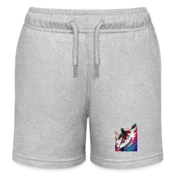Art sportif du kayak#kayak - Short de jogging enfant bio Stanley/Stella - gris chiné - Devant