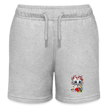Heart repair - Kinder Organic Joggingshorts Mini Bolter von Stanley/Stella - Grau meliert - Vorne