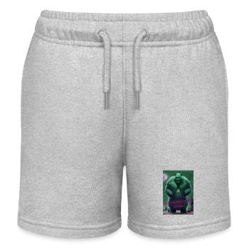 Halloween 1 - Kids Organic Sweat Shorts by Stanley/Stella - heather grey - Front