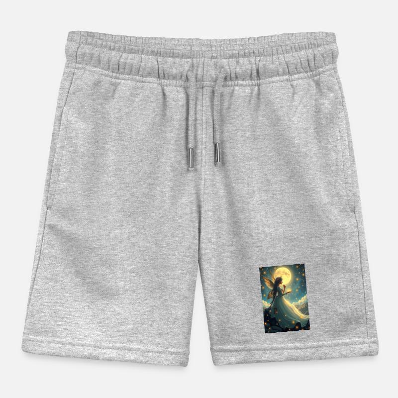 Fairy Light Kids Organic Sweat Shorts by Stanley/Stella