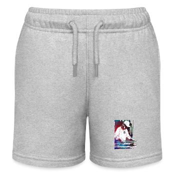 Console de musique DJ - Short de jogging enfant bio Stanley/Stella - gris chiné - Devant