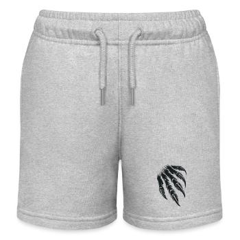 griffe - Short de jogging enfant bio Stanley/Stella - gris chiné - Devant