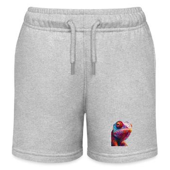 Chameleon - Kids Organic Sweat Shorts by Stanley/Stella - heather grey - Front