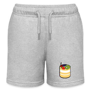 Gâteau - Short de jogging enfant bio Stanley/Stella - gris chiné - Devant