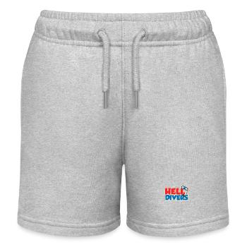 Taucher tauchen Meer schnorcheln Tauchsport baden - Kinder Organic Joggingshorts Mini Bolter von Stanley/Stella - Grau meliert - Vorne