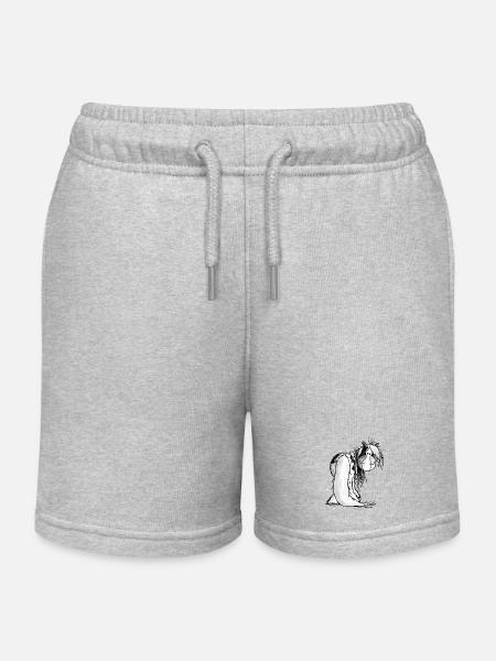 Gypsy Cob - Irish Cob – Pinto – Cheval - Short de jogging enfant bio Stanley/Stella - gris chiné