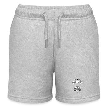 l’anatomie féminine en saxon - Short de jogging enfant bio Stanley/Stella - gris chiné - Devant