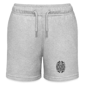 Plat Terre / Research Flat Earth - Short de jogging enfant bio Stanley/Stella - gris chiné - Devant