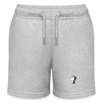 manchot - Short de jogging enfant bio Stanley/Stella - gris chiné - Devant