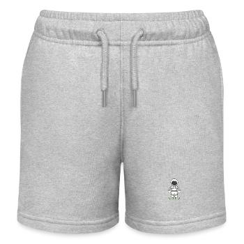 astronaute - Short de jogging enfant bio Stanley/Stella - gris chiné - Devant