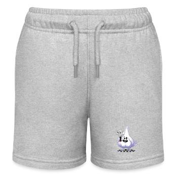 Ail phone - Short de jogging enfant bio Stanley/Stella - gris chiné - Devant