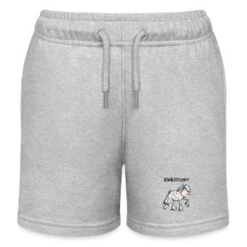Kanika der Knabstrupper - Kinder Organic Joggingshorts Mini Bolter von Stanley/Stella - Grau meliert - Vorne