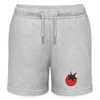 tomate tomatoe - Kinder Organic Joggingshorts Mini Bolter von Stanley/Stella - Grau meliert - Vorne