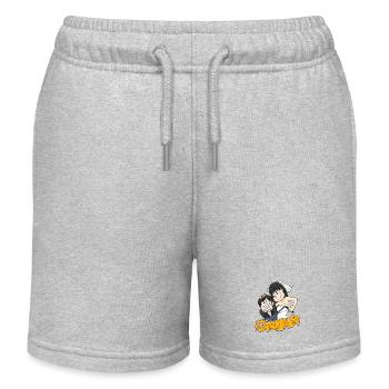 Jeu sur cadeau drôle de mariage - Short de jogging enfant bio Stanley/Stella - gris chiné - Devant