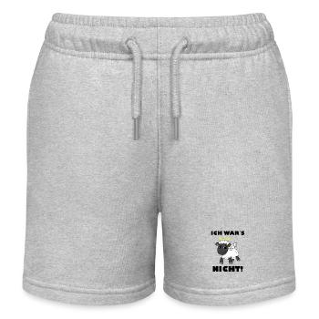 Schaf Engel - ich wars nicht - Kinder Organic Joggingshorts Mini Bolter von Stanley/Stella - Grau meliert - Vorne