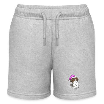 Hund Hunderasse Deutsch Kurzhaar - Kinder Organic Joggingshorts Mini Bolter von Stanley/Stella - Grau meliert - Vorne