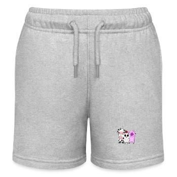 Bauernhof Tiere - Kinder Organic Joggingshorts Mini Bolter von Stanley/Stella - Grau meliert - Vorne