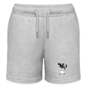 Drôle de mème de mariage - Short de jogging enfant bio Stanley/Stella - gris chiné - Devant