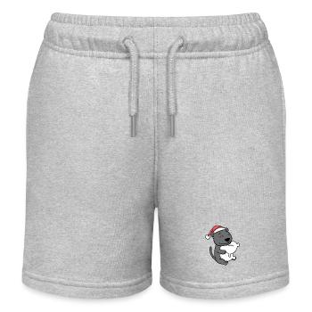 Mignon Fatigué Noël - Short de jogging enfant bio Stanley/Stella - gris chiné - Devant
