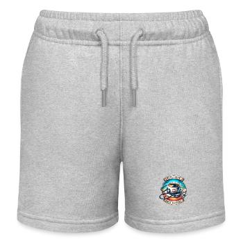 Art humoristique du café avec motif de premiers secours - Short de jogging enfant bio Stanley/Stella - gris chiné - Devant