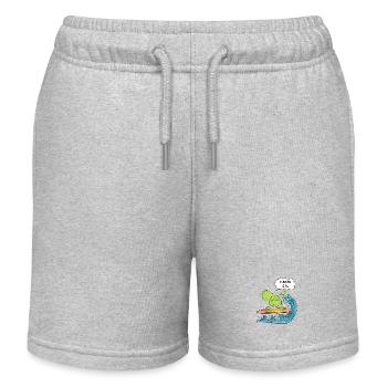 grenouille surfeur surfeur surfeur surfeur garçon - Short de jogging enfant bio Stanley/Stella - gris chiné - Devant