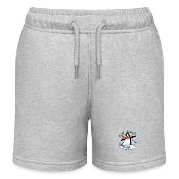 cool bleiben - Kinder Organic Joggingshorts Mini Bolter von Stanley/Stella - Grau meliert - Vorne
