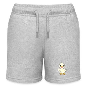 Baby Duck Ente kinder suess niedlich - Kinder Organic Joggingshorts Mini Bolter von Stanley/Stella - Grau meliert - Vorne
