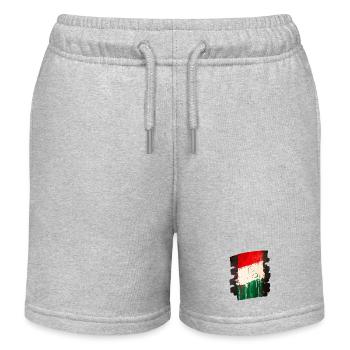 Italian flag Italy - Kids Organic Sweat Shorts by Stanley/Stella - heather grey - Front
