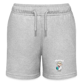Arzt Doktor Mediziner Facharzt Mähdiziner - Kinder Organic Joggingshorts Mini Bolter von Stanley/Stella - Grau meliert - Vorne