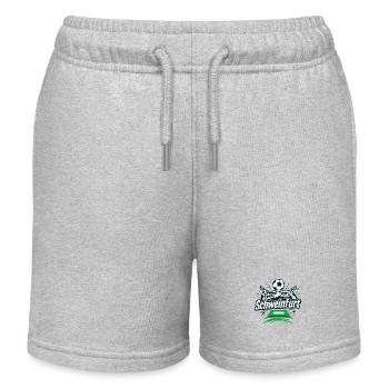 Schweinfurt Football Stadium Football Fan - Kids Organic Sweat Shorts by Stanley/Stella - heather grey - Front