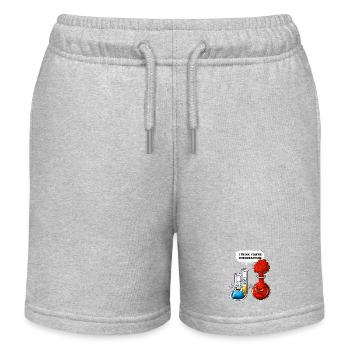 Chemie, Sie überreagieren - Kinder Organic Joggingshorts Mini Bolter von Stanley/Stella - Grau meliert - Vorne