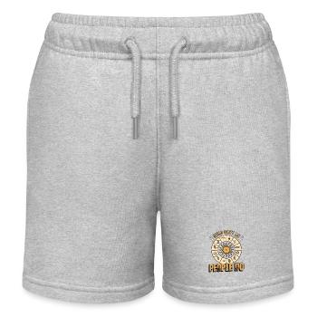 Astrologer Signs Don't Lie People Do Astronomer - Kids Organic Sweat Shorts by Stanley/Stella - heather grey - Front