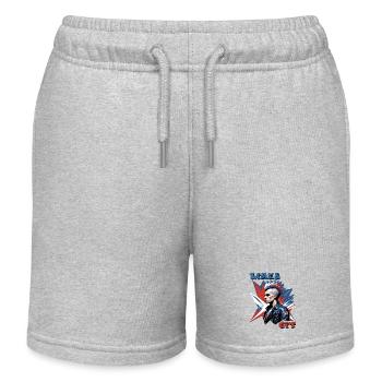 Limey Git British Punk Style Graphique - Short de jogging enfant bio Stanley/Stella - gris chiné - Devant