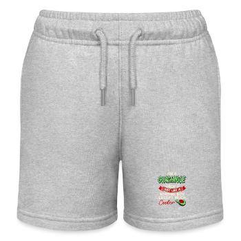 Je suis un garçon de guacamole plus frais que les garçons normaux - Short de jogging enfant bio Stanley/Stella - gris chiné - Devant