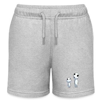 Forest spirits - Kids Organic Sweat Shorts by Stanley/Stella - heather grey - Front