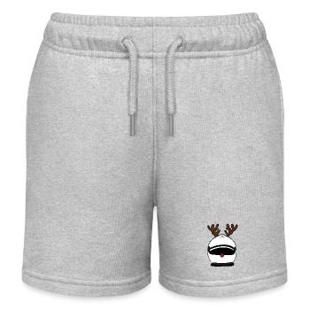 Helm w - Kinder Organic Joggingshorts Mini Bolter von Stanley/Stella - Grau meliert - Vorne